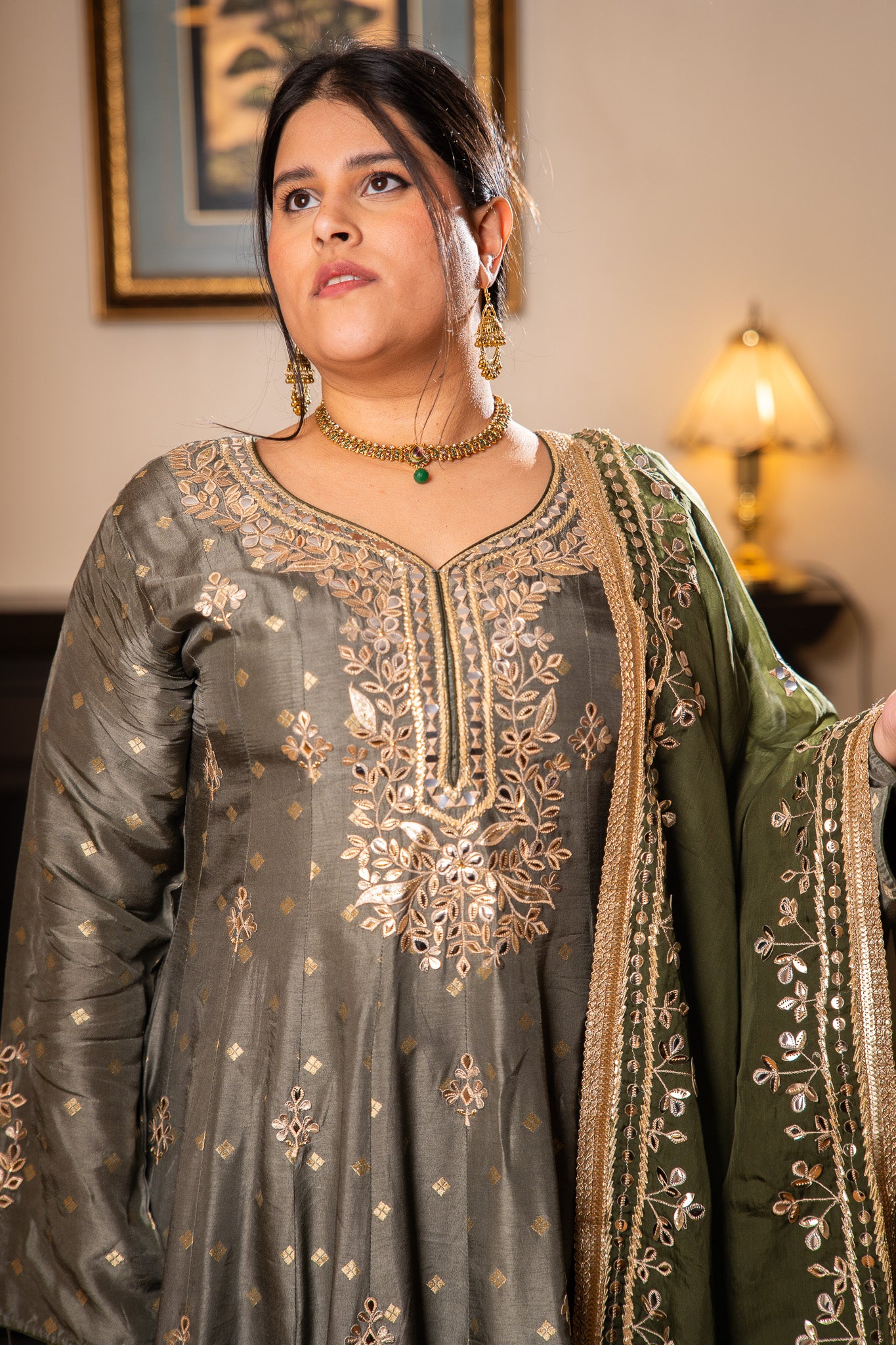 Regal Gota Patti Anarkali