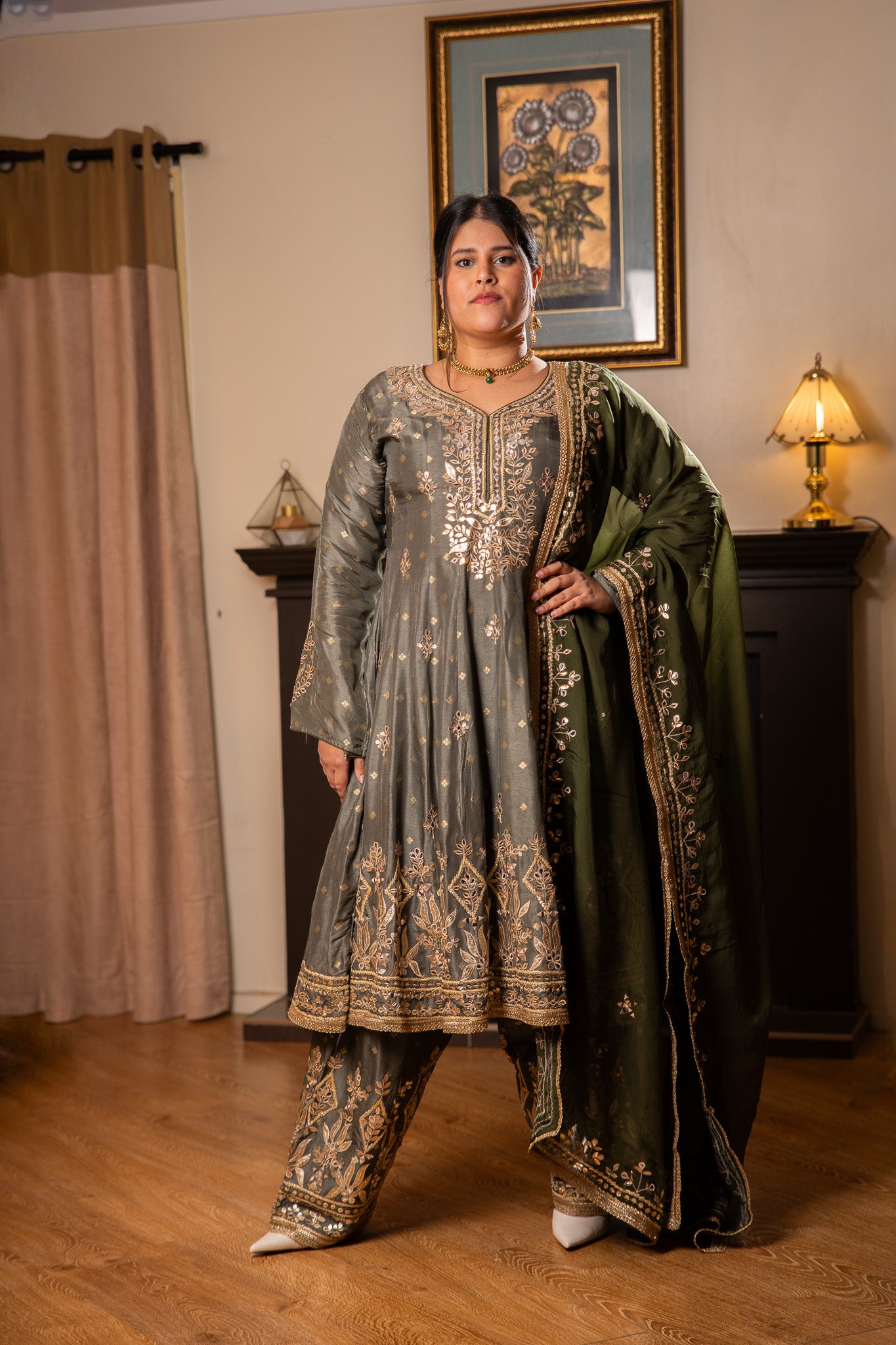 Regal Gota Patti Anarkali