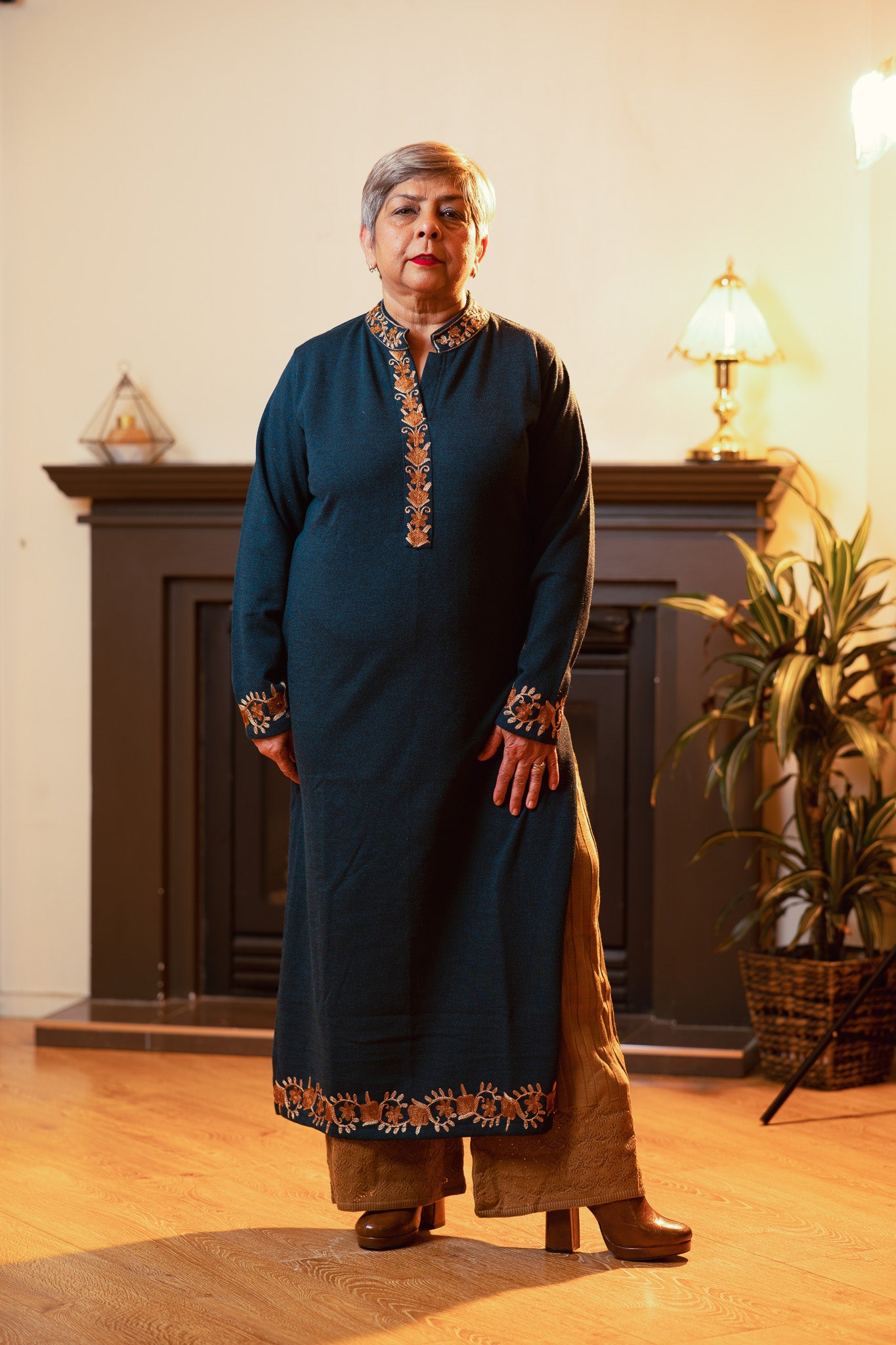 Embroidered Wool Kurti