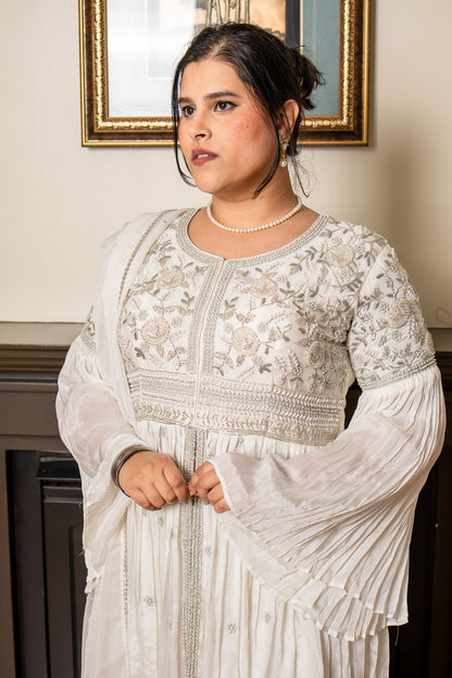 Peplum Georgette Chinon Gharara