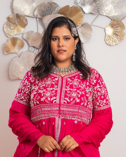 Peplum Georgette Chinon Gharara