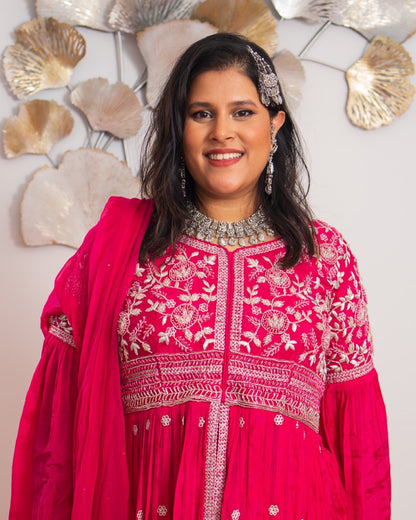 Peplum Georgette Chinon Gharara