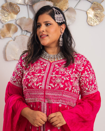 Peplum Georgette Chinon Gharara