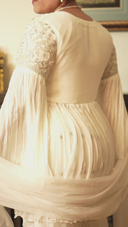 Peplum Georgette Chinon Gharara